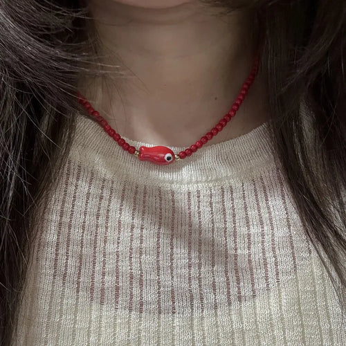 Ceramic Fish Necklace