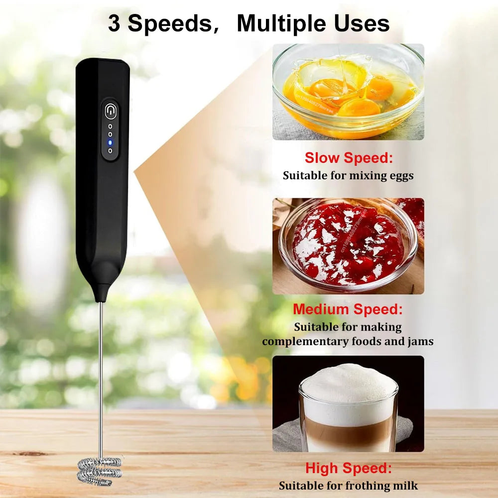 Rechargeable Handheld Milk Frother