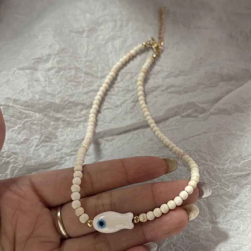 Ceramic Fish Necklace