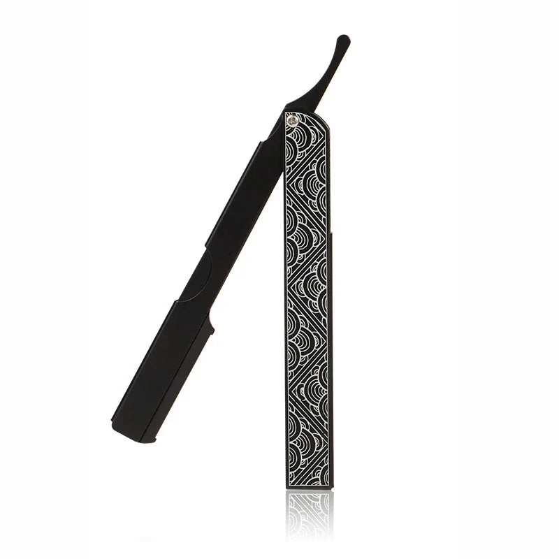 Folding Barber Razor Holder — Blades Not Included