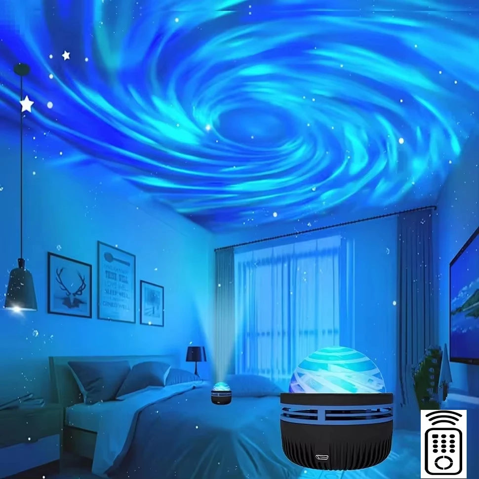 LED Galaxy Star Projector Night Light