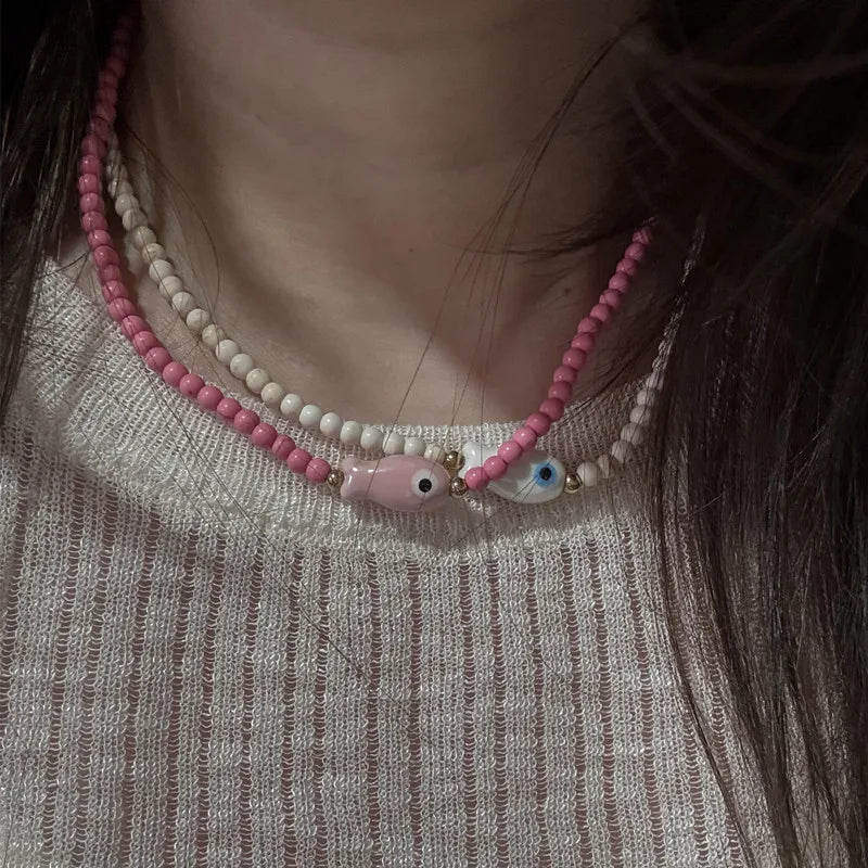 Ceramic Fish Necklace