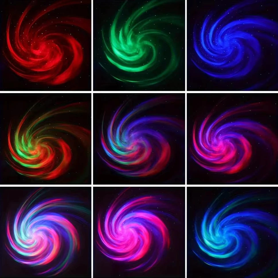 LED Galaxy Star Projector Night Light