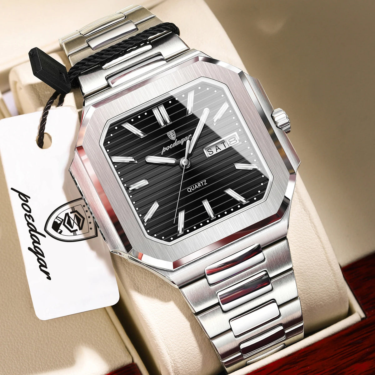 POEDAGAR Quartz Watch