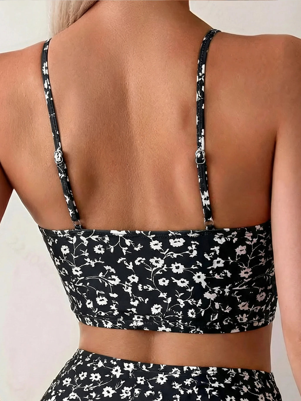 Women's Floral High-Waist Bikini Set