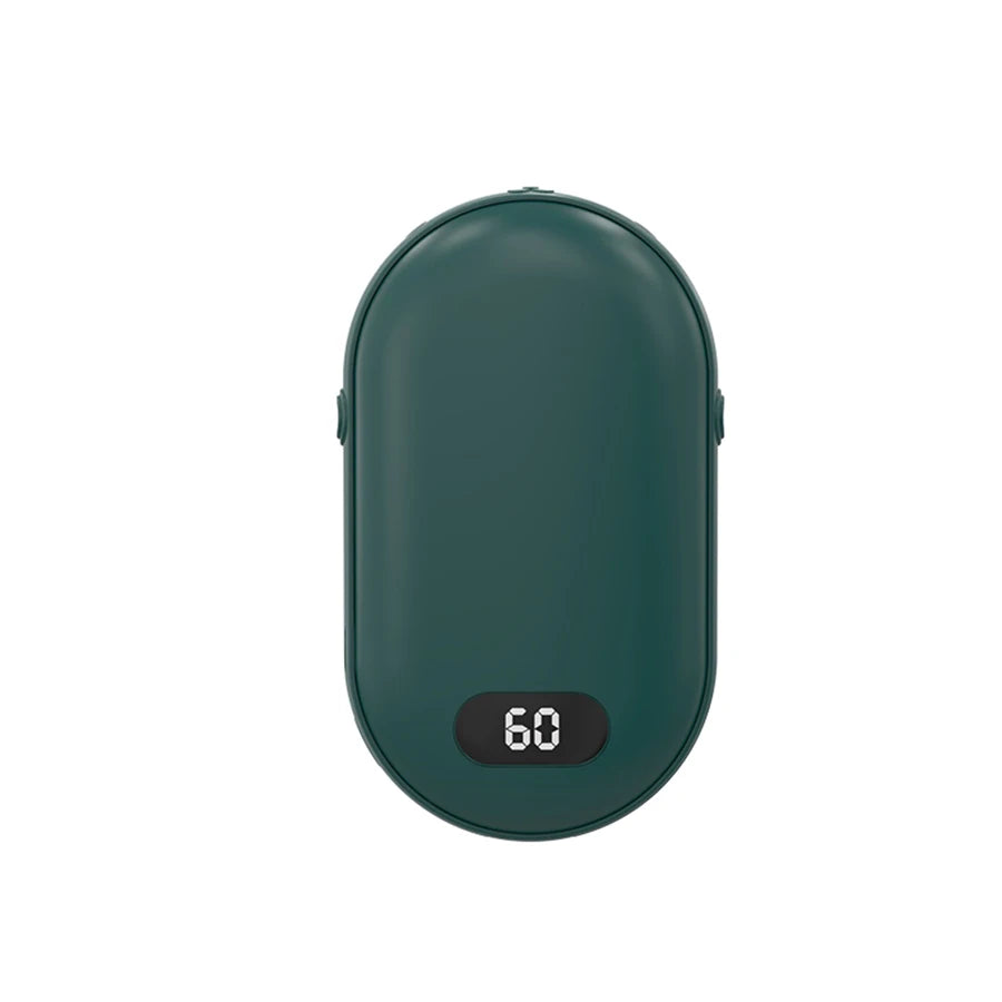 Rechargeable Double-Sided Hand Warmer – 2 Heat Settings